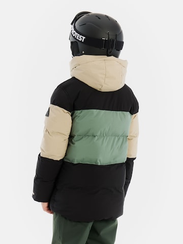 PROTEST Athletic Jacket 'PRTJustin JR' in Green