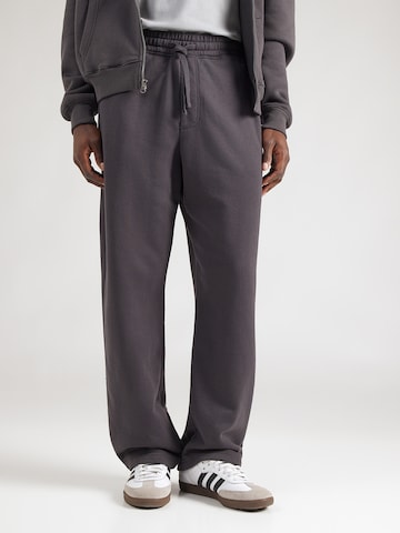 Baggy Pantalon HOLLISTER en noir : devant