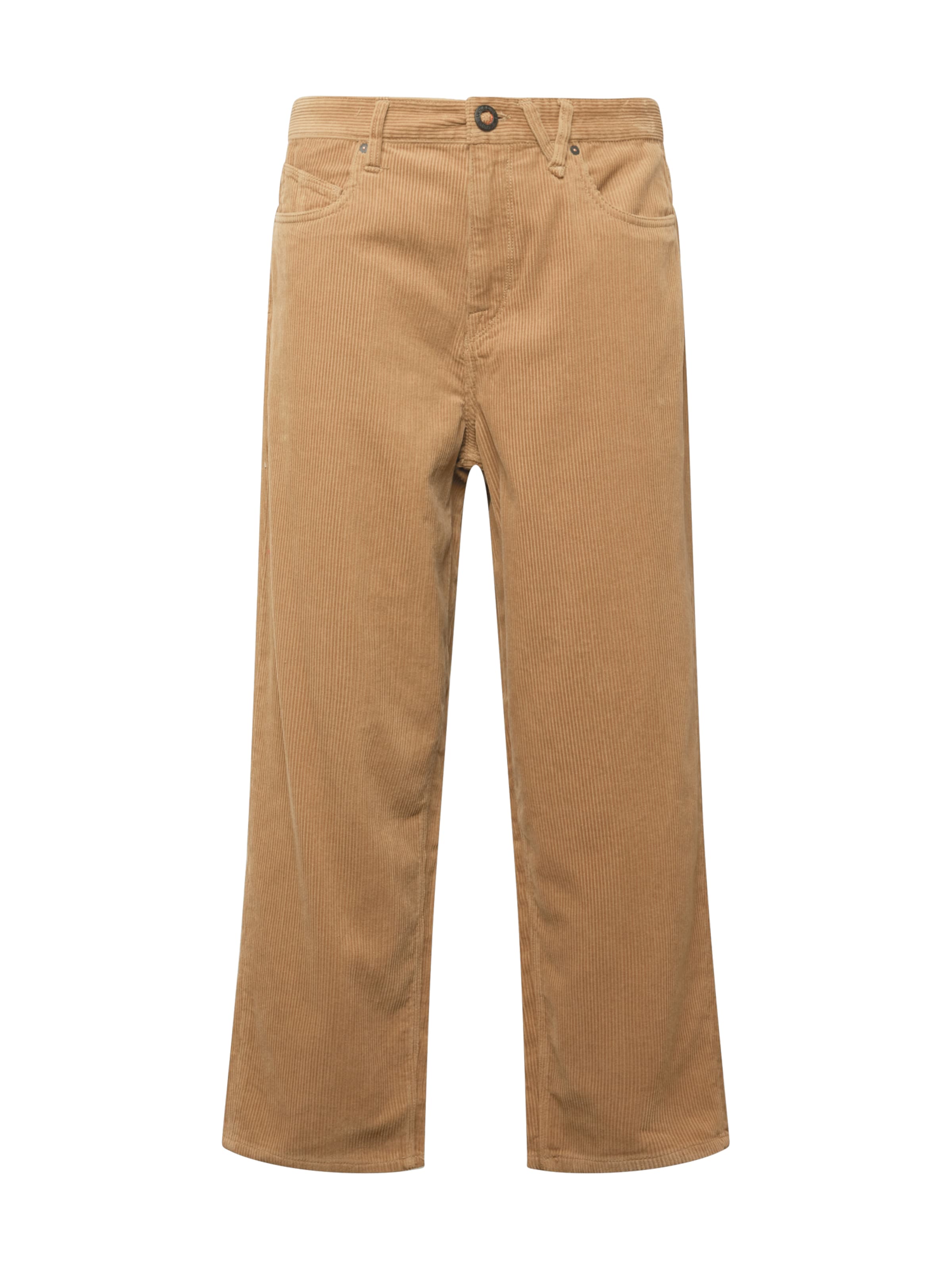 Volcom Loosefit Broek in Beige: voorkant