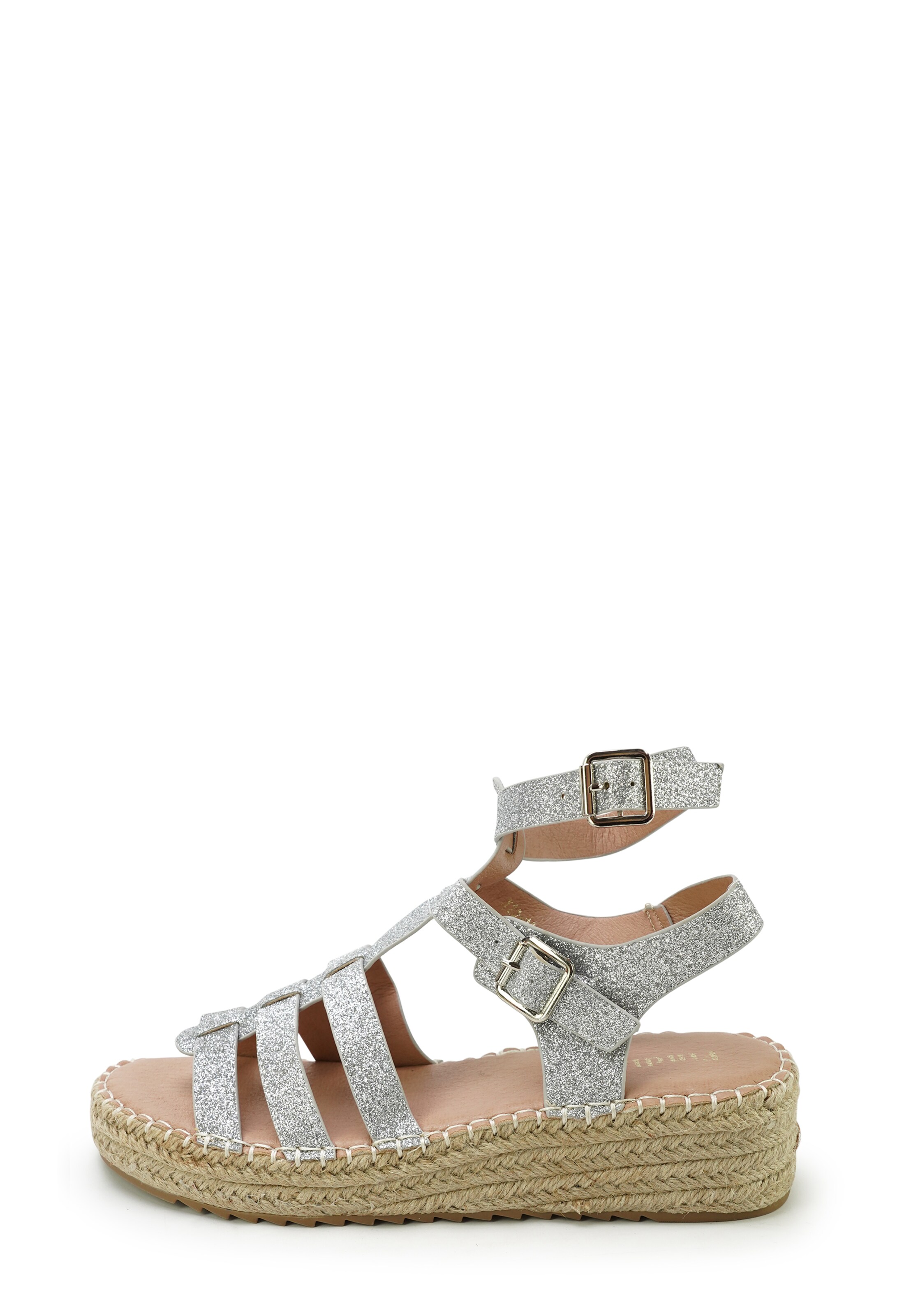 Findlay Sandale 'TILIA' in Silber: Vorderseite