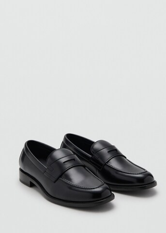 MANGO MAN Moccasins in Black