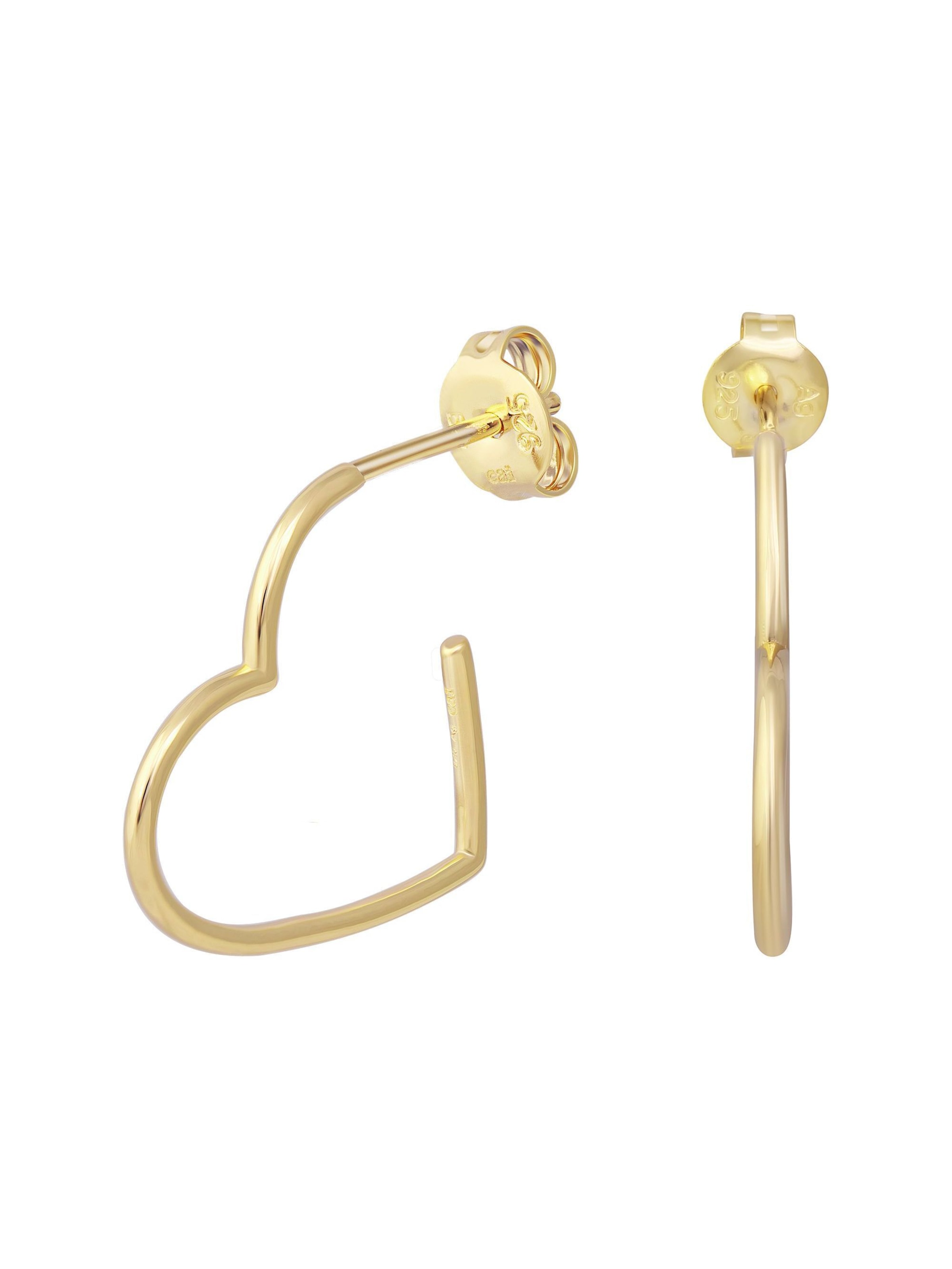 caï Ohrringe in Gold: Vorderseite