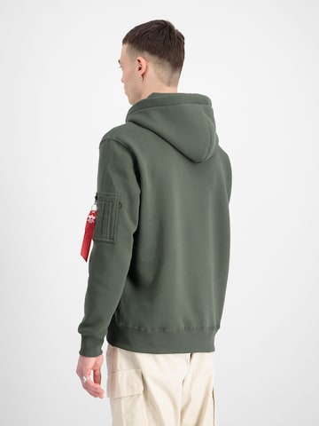 ALPHA INDUSTRIES Sweatshirt i grøn