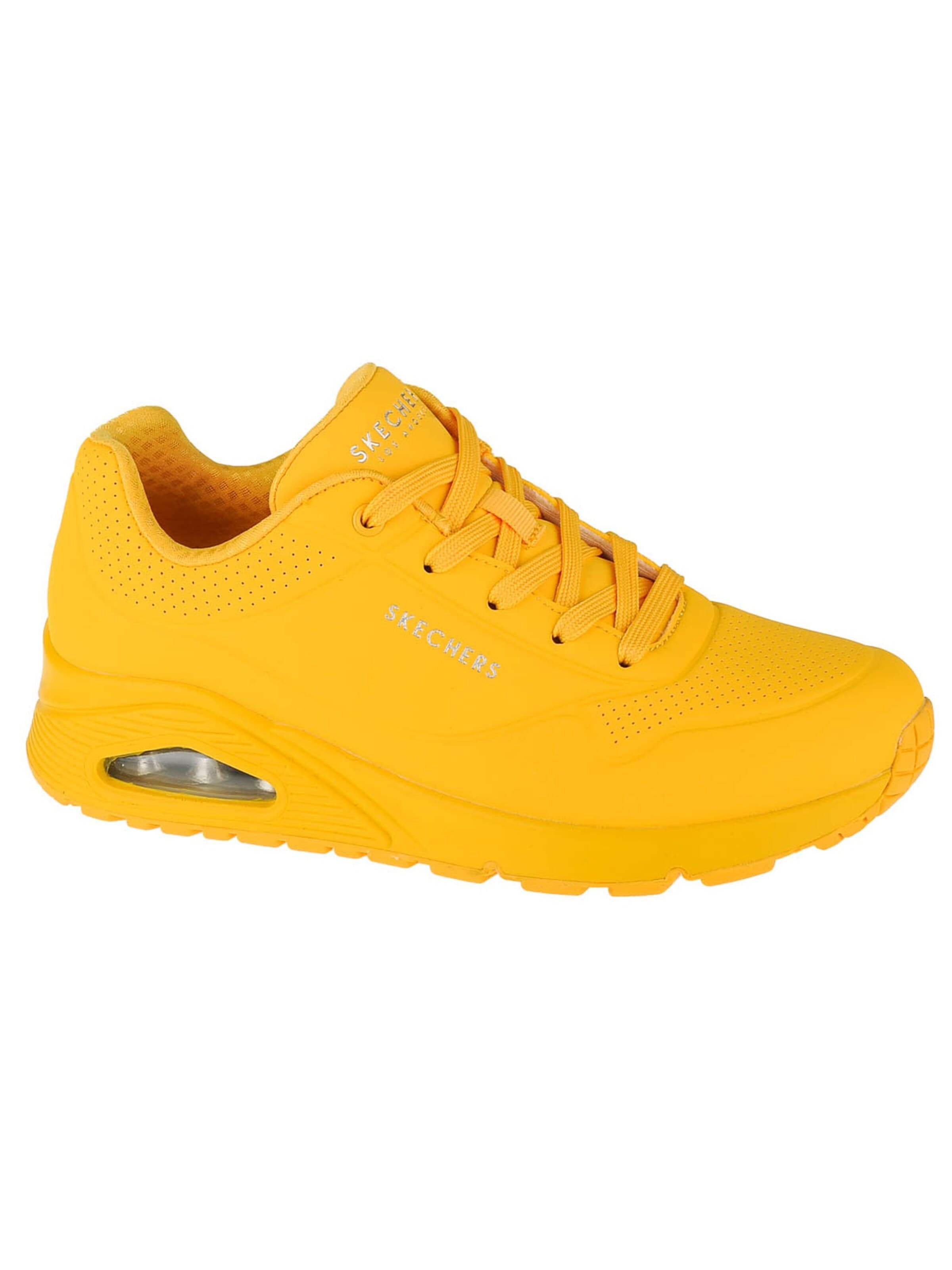SKECHERS Sneakers laag 'Skechers Uno-Stand on Air' in Geel: voorkant