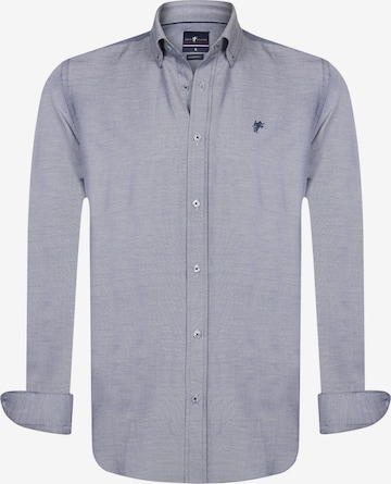 Coupe regular Chemise 'Fedro' DENIM CULTURE en bleu : devant