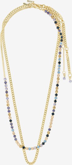 Pilgrim Necklace 'Reign' in Light blue / Gold / Lilac, Item view