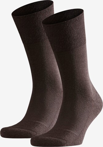 Chaussettes FALKE en marron : devant