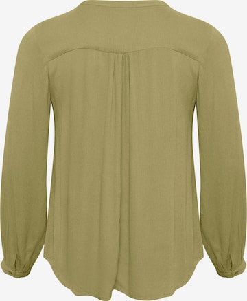 KAFFE CURVE Bluse 'Ami' in Grau