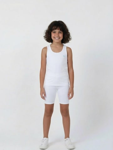 Skinny Leggings 'Short Tights' SPORTKIND en blanc