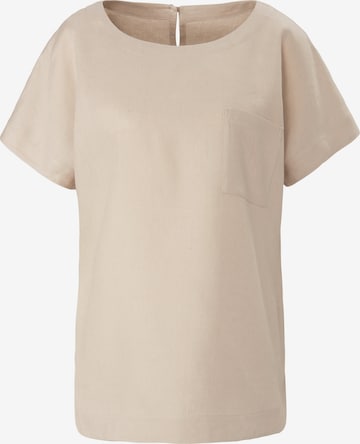 Peter Hahn Blouse in Beige: voorkant