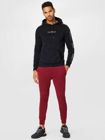 HOLLISTER Дънки Tapered Leg Панталон в червено