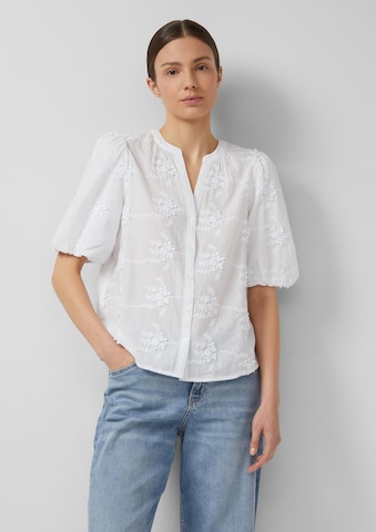 s.Oliver Bluse in Weiß