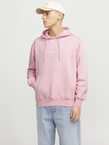 JACK & JONES Sweatshirt 'JORVESTERBRO' in Roze: voorkant