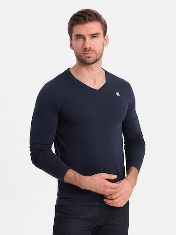 Ombre Shirt‌‌‌‌‌ in Blau: Vorderseite