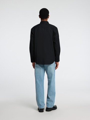 SELECTED HOMME Comfort fit Button Up Shirt in Black