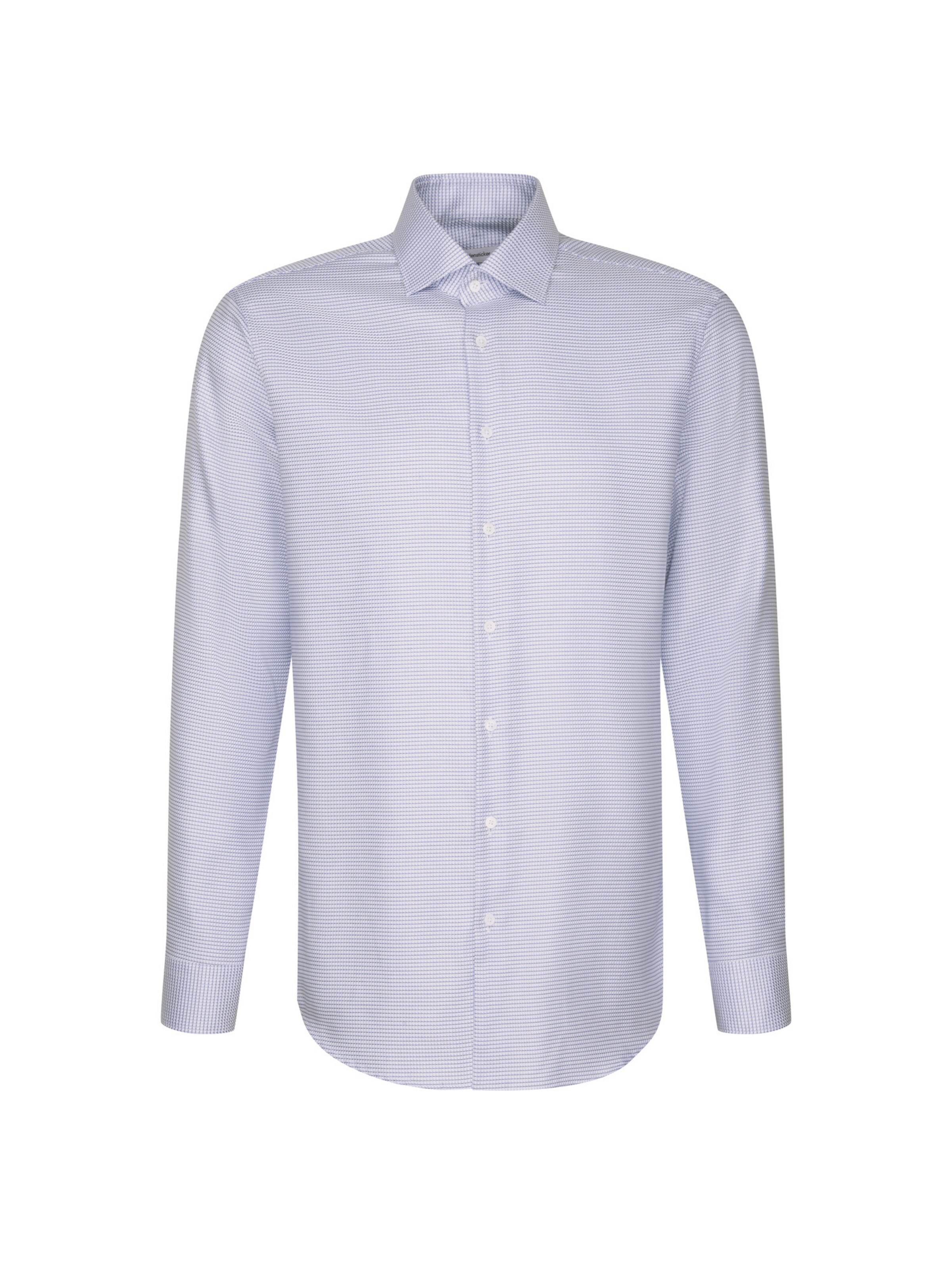 SEIDENSTICKER Regular fit Zakelijk overhemd in Blauw: voorkant