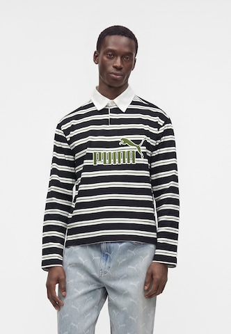 Tricou funcțional 'Essentials Elevated No.1' de la PUMA pe negru