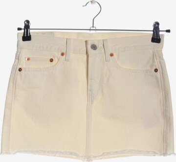 LEVI'S Skirt in XXXS-XXS in Beige: front