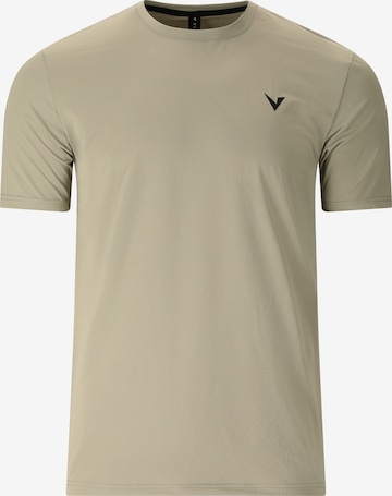 Virtus Performance Shirt 'Roger V3' in Beige: front