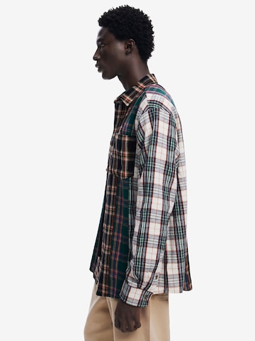 Desigual Comfort fit Button Up Shirt in Mixed colors