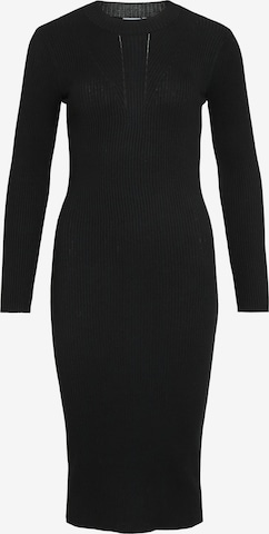 VILA Knit dress in Black: front