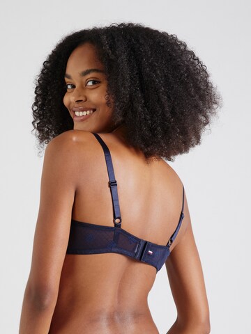 TOMMY HILFIGER Push-up BH in Blau