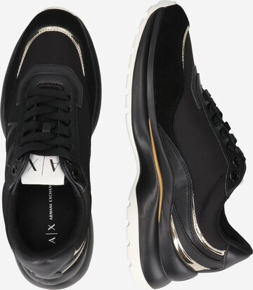 Sneaker low de la ARMANI EXCHANGE pe negru