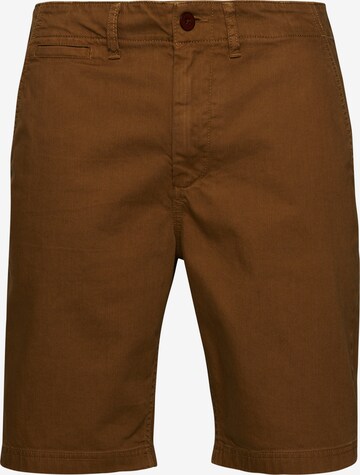 Superdry Chino Pants 'Officer' in Brown: front