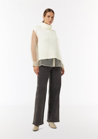 COMMA Pullover in Weiß