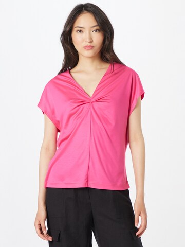 T-shirt s.Oliver BLACK LABEL en rose : devant