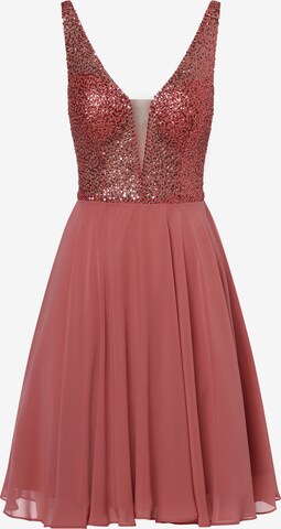 Marie Lund Cocktail Dress in Pink: front