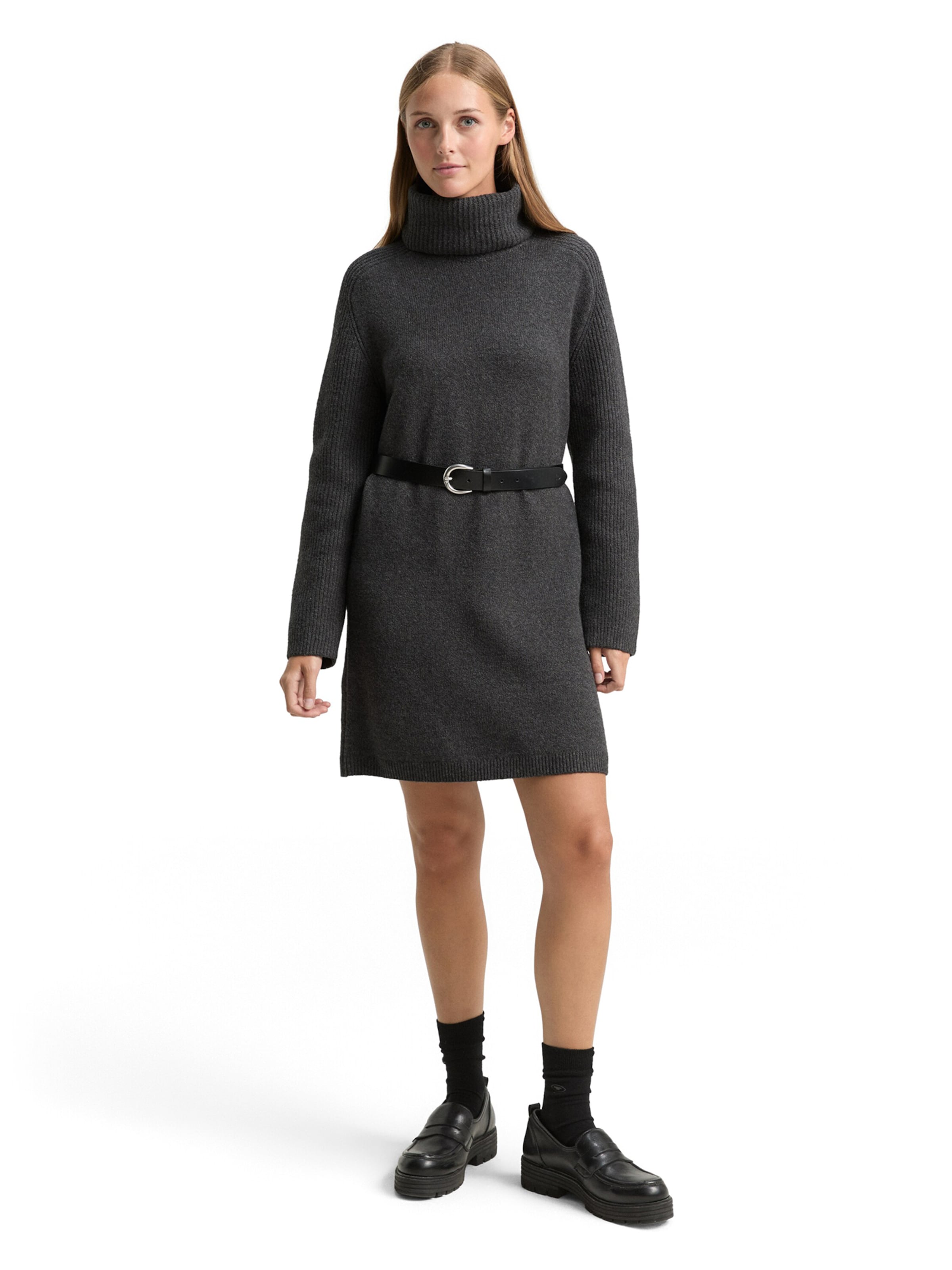 TOM TAILOR DENIM Kleid in Grau