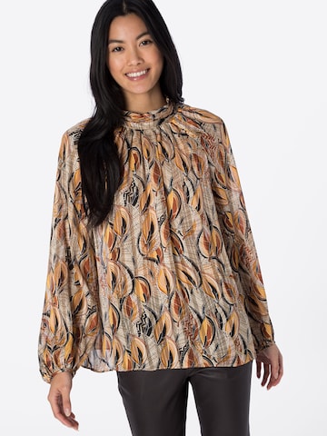 Traffic People Blouse 'Moments' in Brown: front