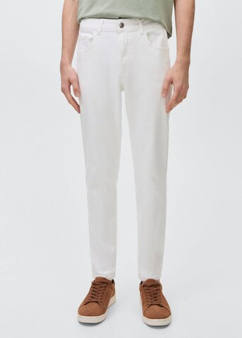 MANGO TEEN Regular Jeans in Weiß: Vorderseite