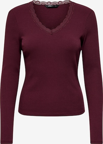ONLY Shirts 'ONLSARA SHARAI' i rød: forside