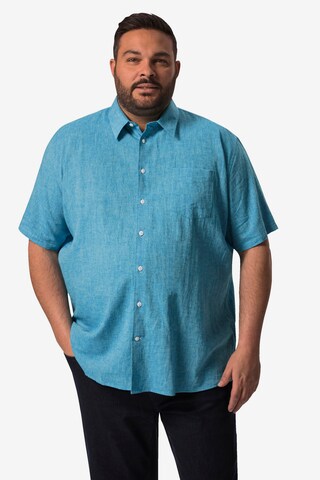 Boston Park Comfort fit Button Up Shirt in Blue: front