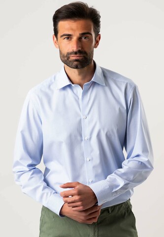 Black Label Shirt Regular Fit Businesshemd 'KENT' in Blau: predná strana