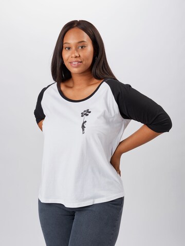 Mister Tee Shirt in White: front