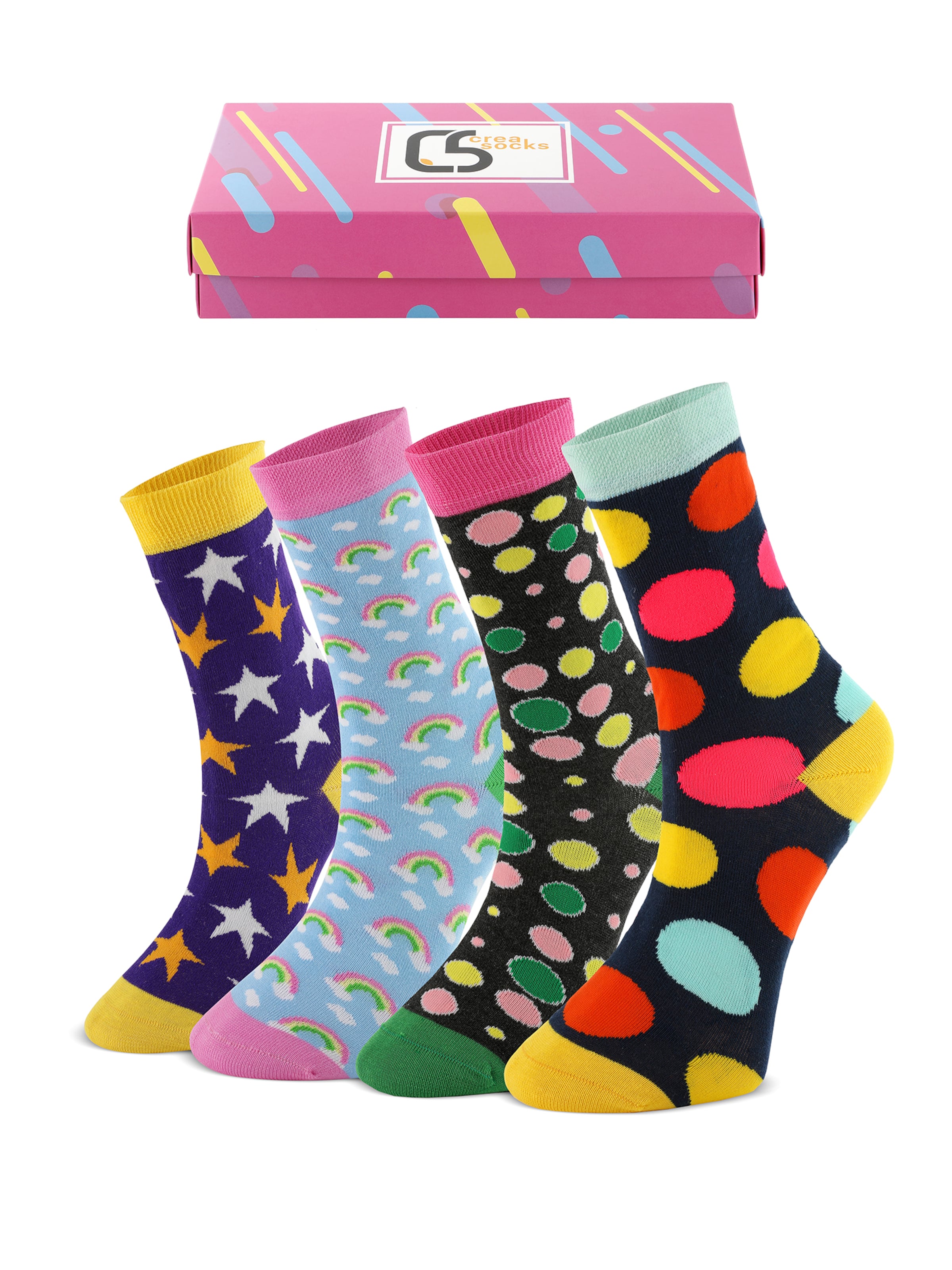 Crea Socks Socken 'Punkt'‌‌‌‌ in mischfarben, Produktansicht