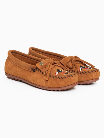 Mocassin 'Thunderbird' Minnetonka en marron