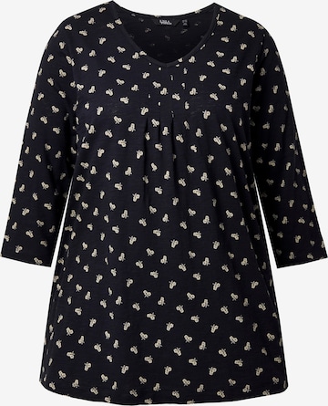 Ulla Popken Shirt in Zwart: voorkant