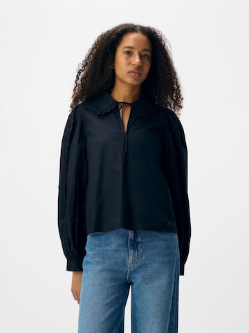 OBJECT Bluse 'OBJHope' in Schwarz: Vorderseite