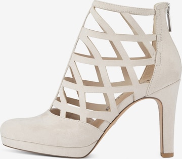 TAMARIS Pumps med høj front i beige