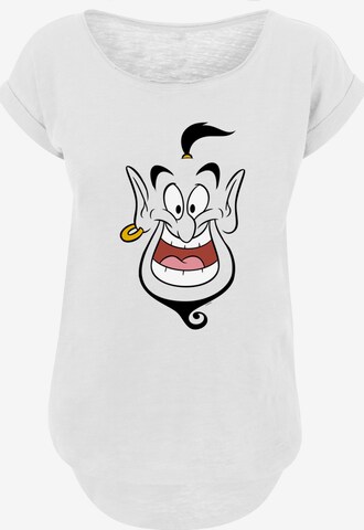 F4NT4STIC Shirt 'Disney Aladdin Genie Face' in White: front