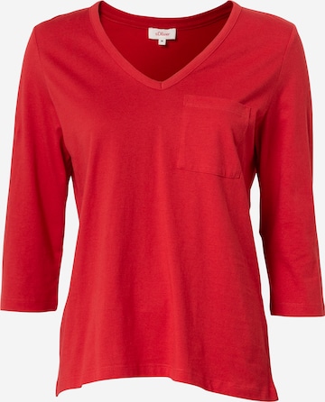 s.Oliver Shirt in Red: front