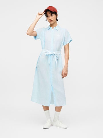 TOMMY HILFIGER Платье-рубашка в Синий