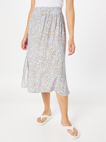 KnowledgeCotton Apparel Skirt in Blue: front