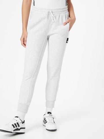 Effilé Pantalon de sport ADIDAS SPORTSWEAR en gris : devant