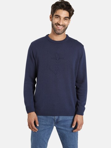 Jan Vanderstorm Pullover ' Olle ' in Blau: predná strana