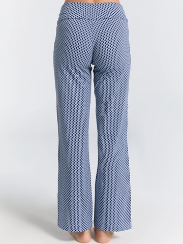 Leela COTTON Wide leg Pants 'Damen Bio-Baumwoll Komforthose' in Blue